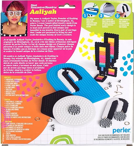 Miniatura 2 de Perler Aaliyah Taylor Jewelry - Kit de manualidades para niños, multicolor, 2467 piezas