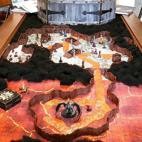 Miniatura 6 de Dirt Cheap Dungeons Juego modular asequible de terreno TTRPG Moldeado por inyección para una durabilidad superior, fácil almacenamiento y material