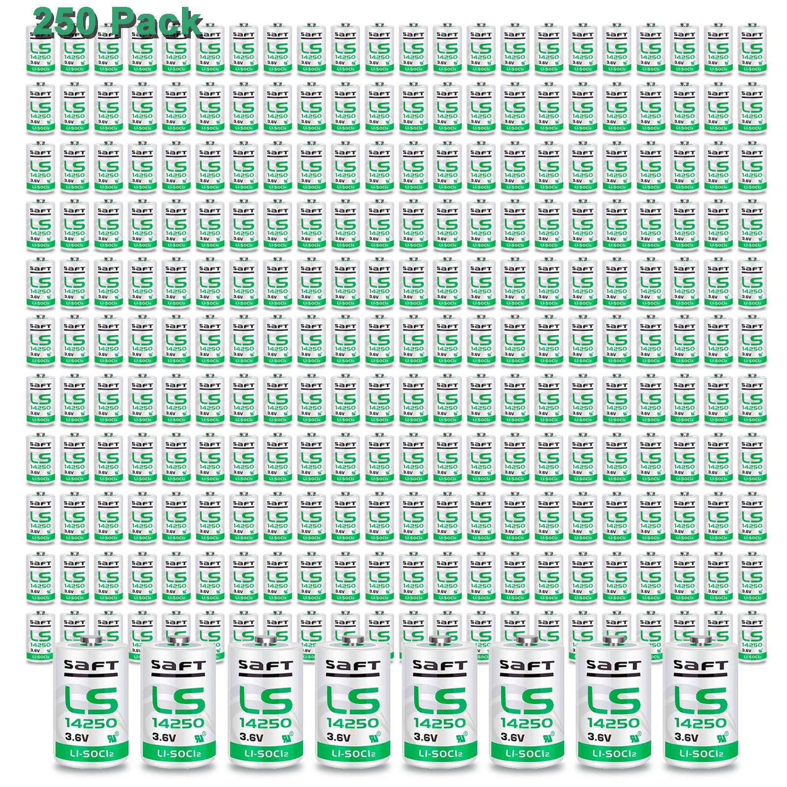 250 Pack 3 6v LS14250 LS 14250 C 1 2 AA Lithium Battery 1200mAh Replace for SAFT LS14250