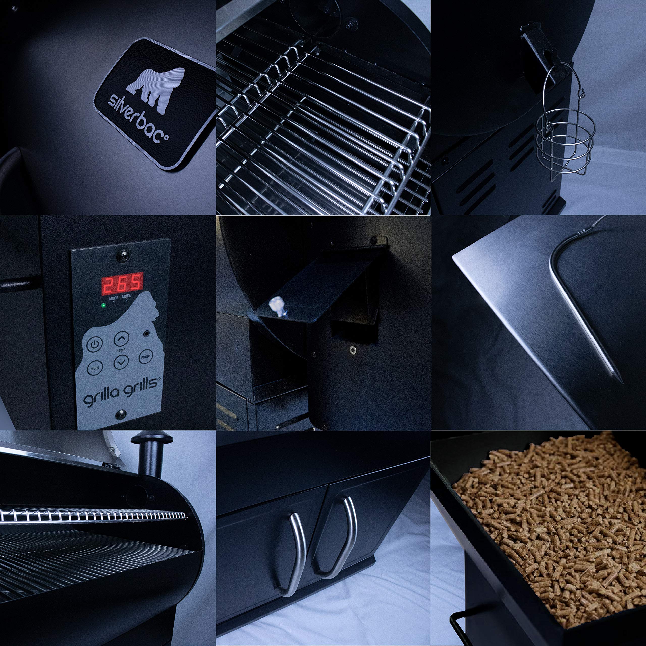 NON WIFI Grilla Grills Silverbac Alpha Model Bundle Multi Purpose