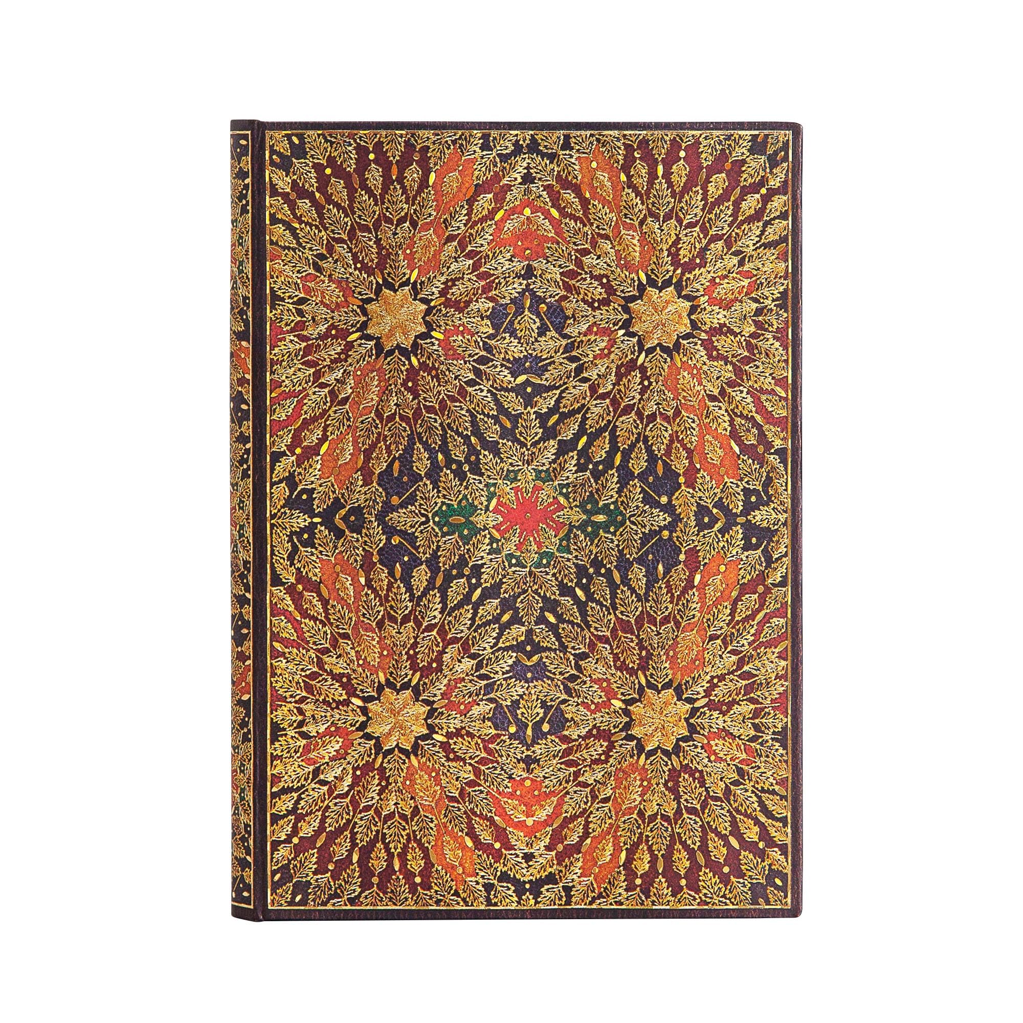 Fire Flowers Unlined Hardcover Journal