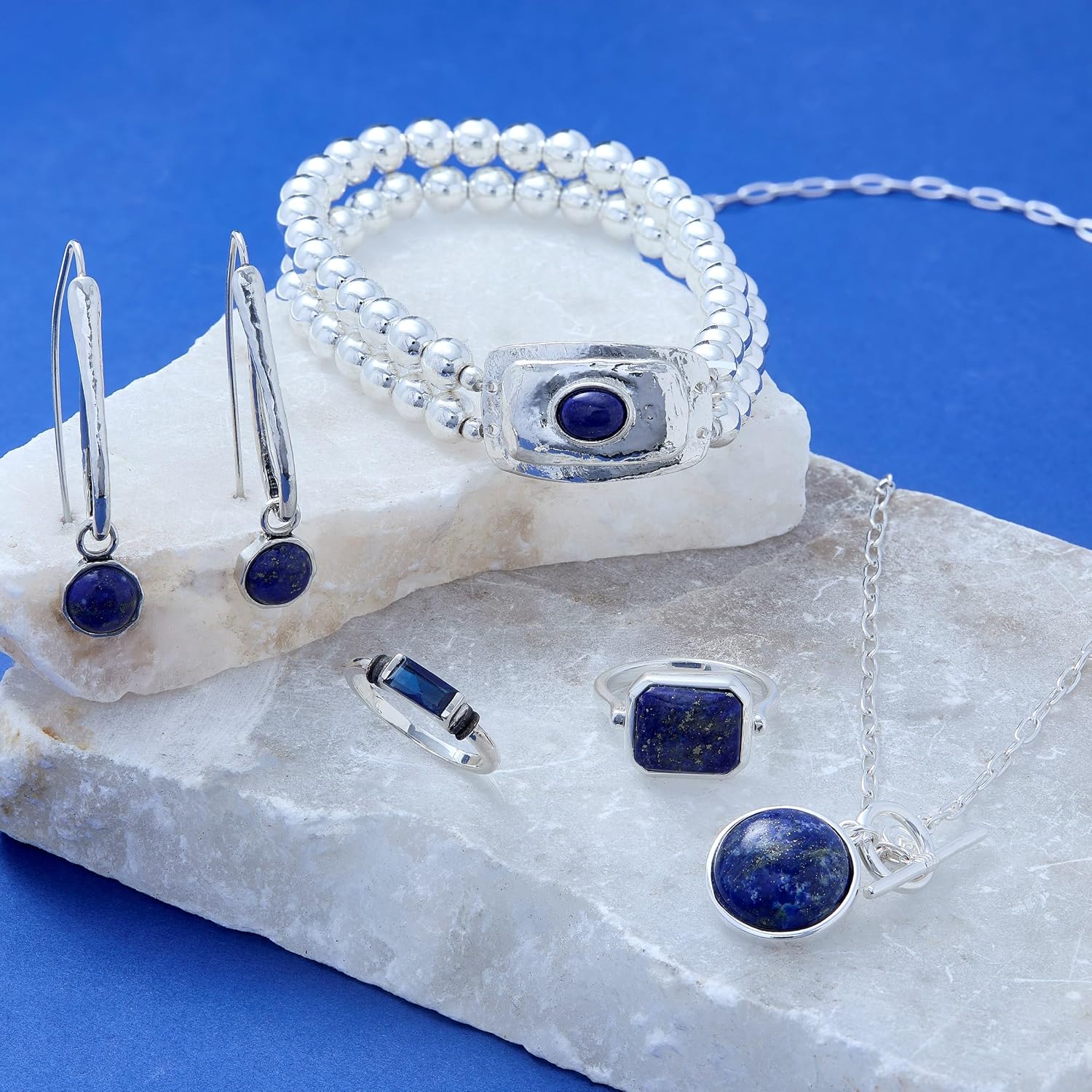 Silpada 'Twilight Dream' Sterling Silver Blue Lapis Ring, Size 6, Size 6