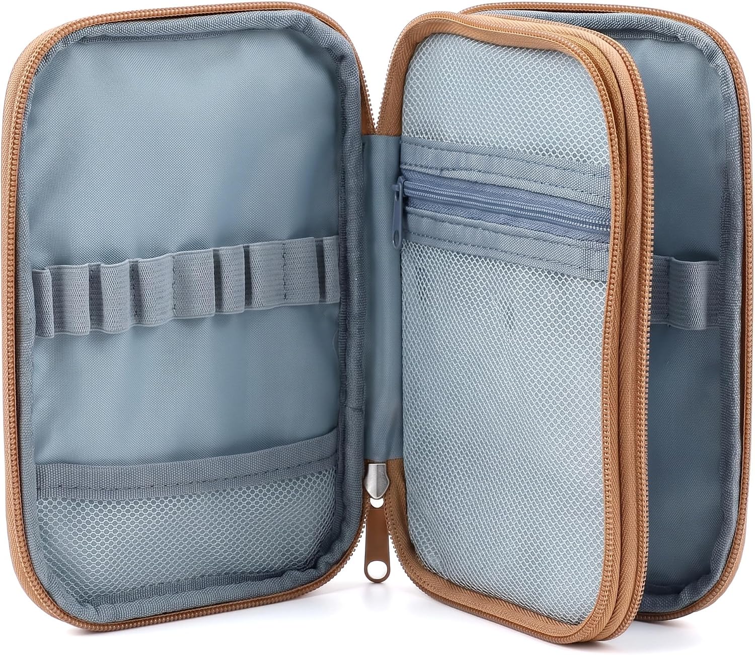 Travel Crochet Hook Case - Knitting Needle Organizer for Crochet Supplies, Sewing Tools & Craft Storage - Perfect for Crafters & Knitting Enthusiasts