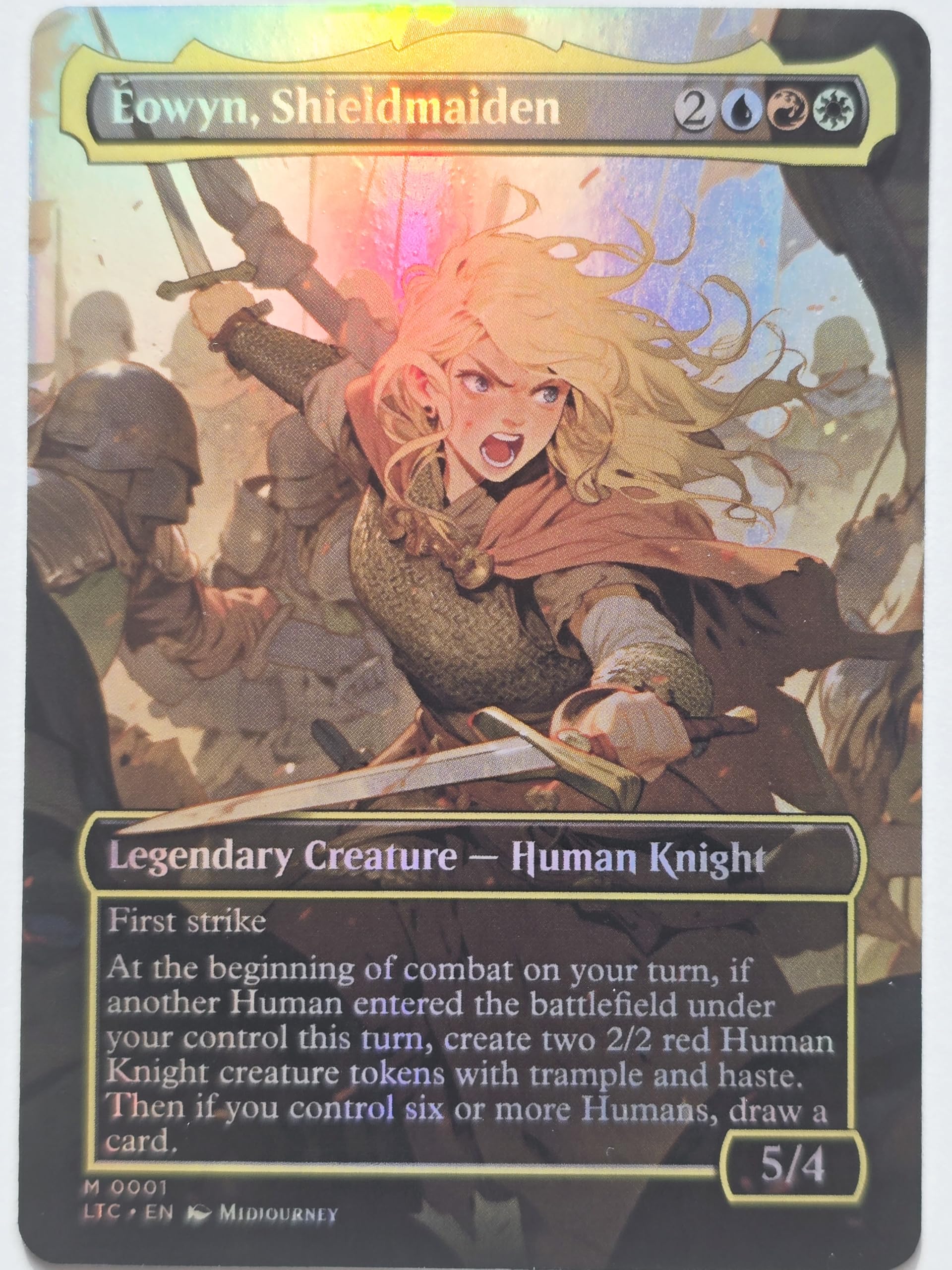 eowyn mtg card Comic Style Eowyn, Shieldmaiden #01 Foil
