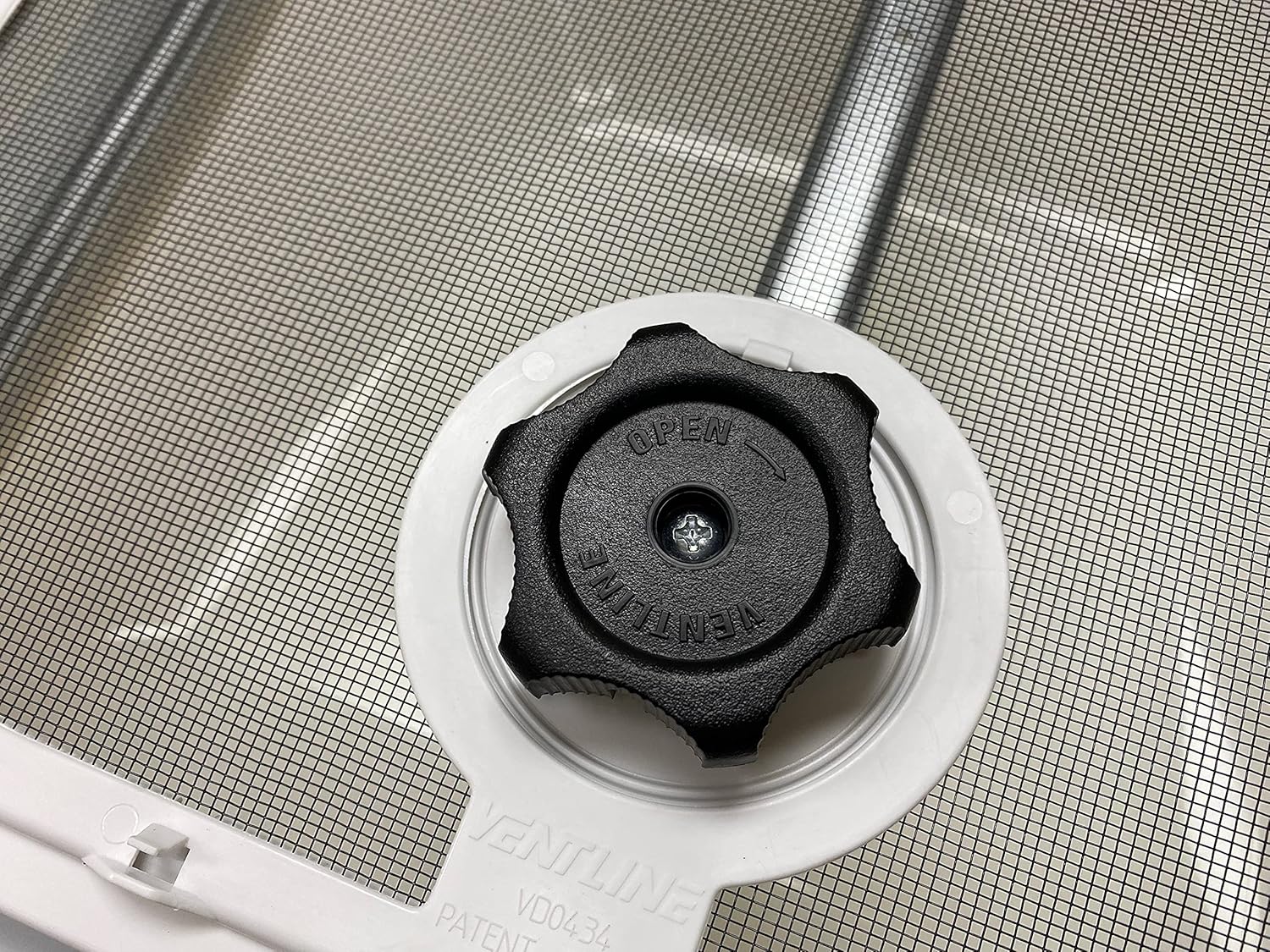 classAcustoms Ventline Non Powered RV Roof Vent | White Lid | w Garnish RV Roof Vent Hatch Skylight (Putty & Screws Included)