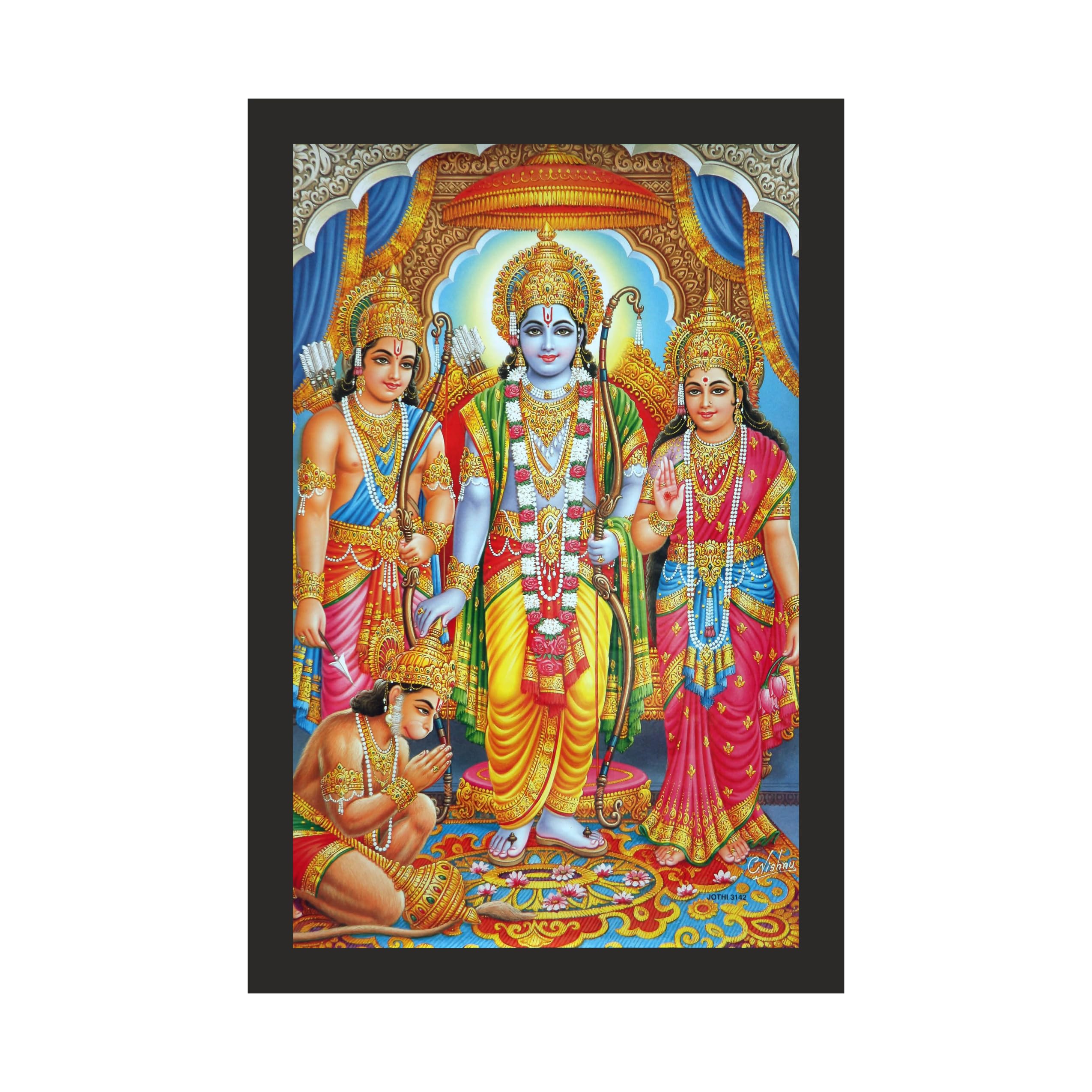 Divine Lord Ram's Celestial Path, 20x30