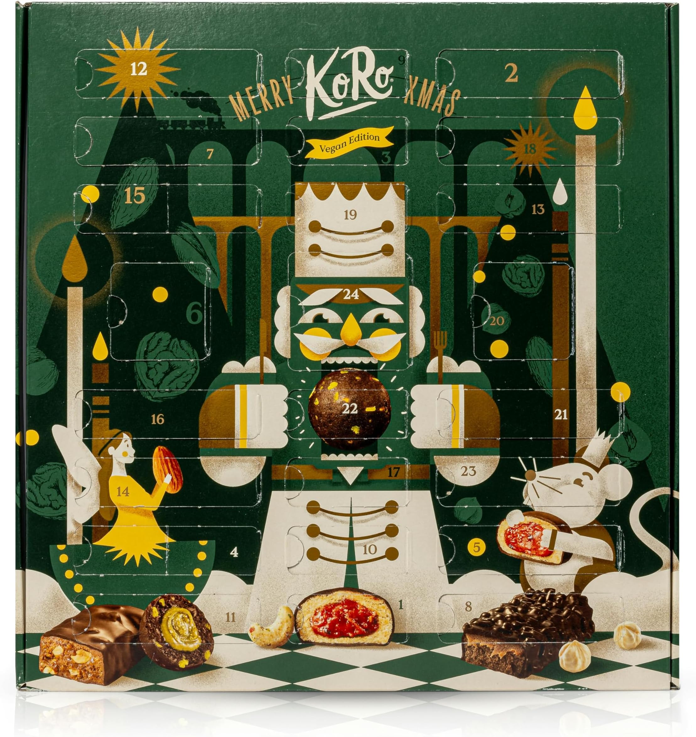 KoRo - Veganer Adventskalender 2024-24 rein pflanzliche Leckereien