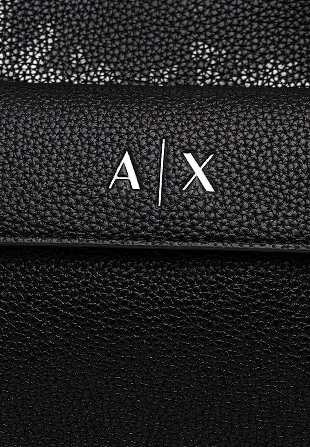 Armani Exchange Ladies Black Handbag with Logo