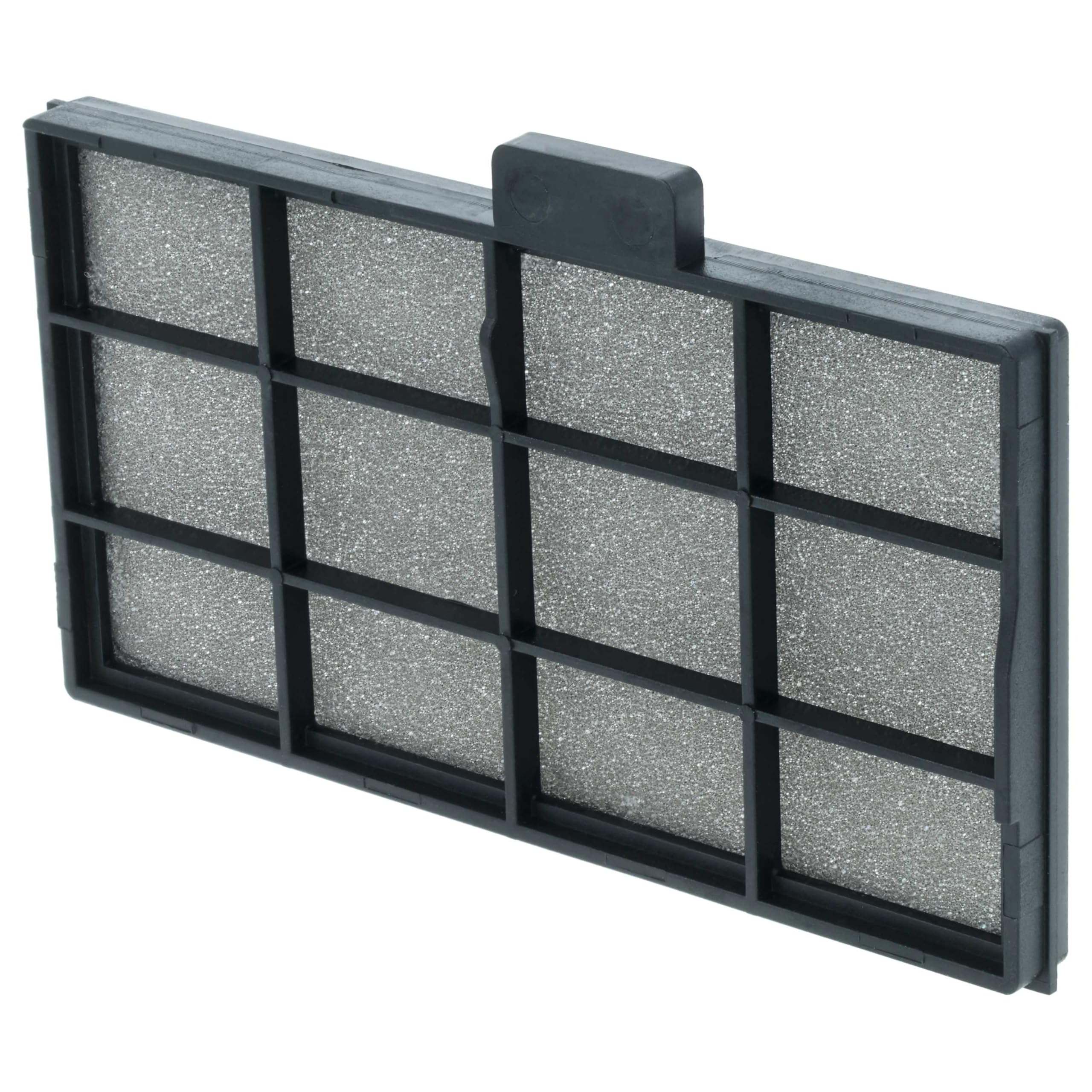 vhbw Luftfilter kompatibel mit Epson EB-E20, EB-E10, EB-S02, EB-S01, EB-FH08, EB-FH06, EB-E500 Beamer - Staubfilter 10,4 x 10,2 x 1 cm