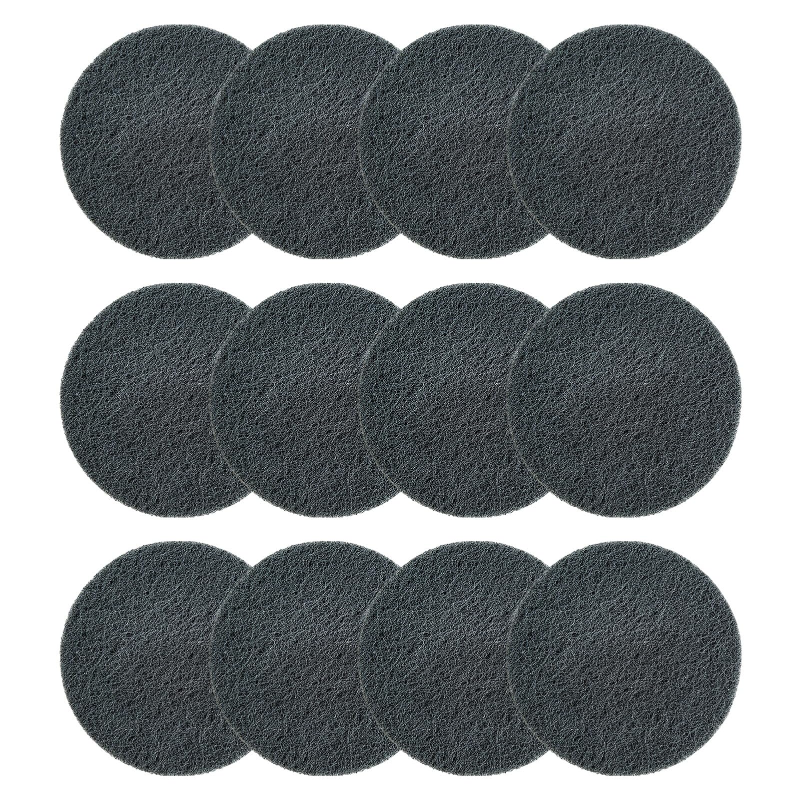 sugerou Stainless Steel Scouring Pad, Non-scratch Pot Scrubber – Cuttable Heavy Duty Kitchen Sponge 12pcs