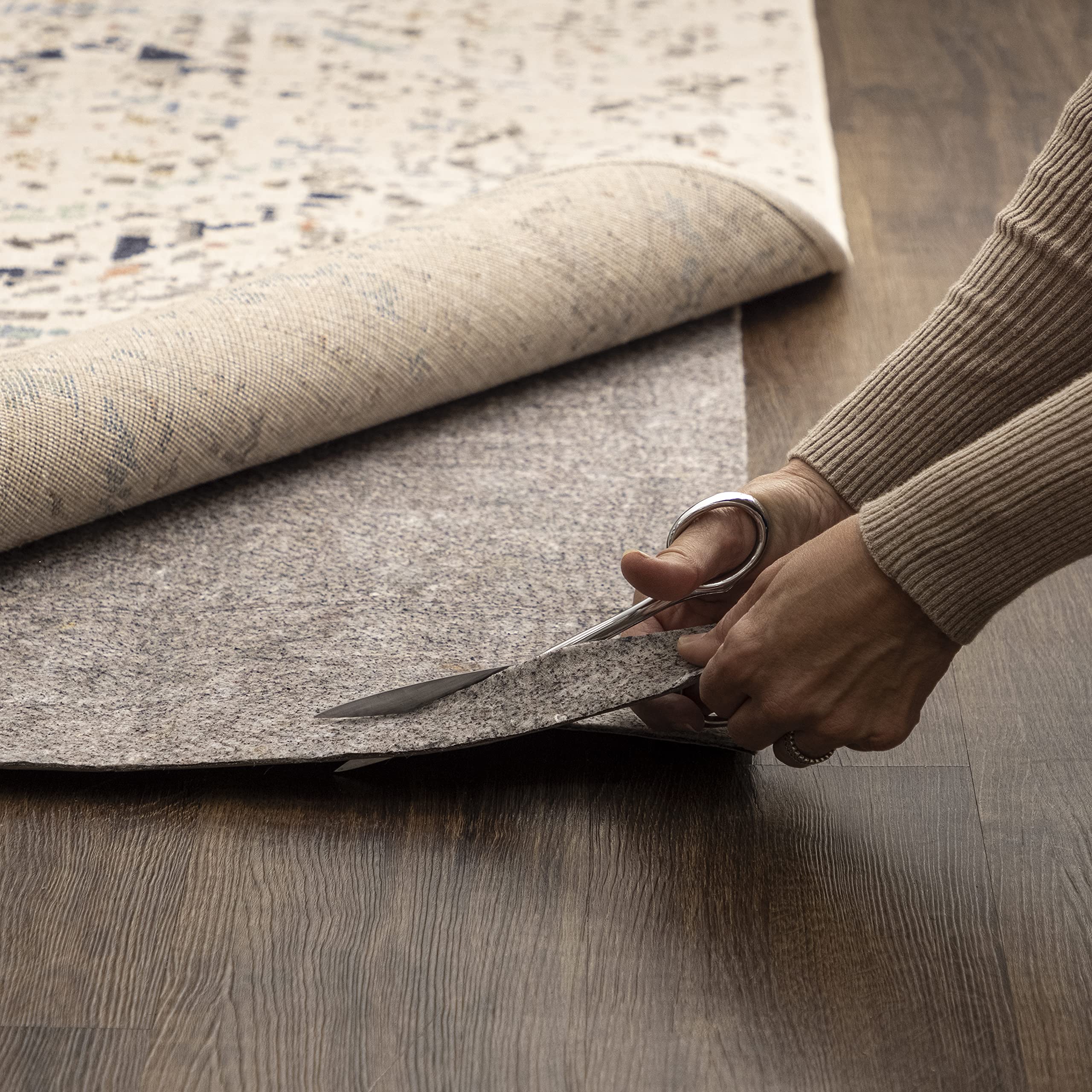 Mohawk Home 3 x 5 Waterproof Non Slip Rug Pad, Felt Cushion + Rubber, Pet and Kid Proof, Reversible – Safe for All Floors