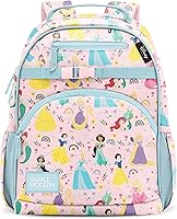 Simple Modern Disney Princess Rainbows Toddler Backpack - Medium 15" Fletcher Kids School Bag for Kindergarten Girls & Boys
