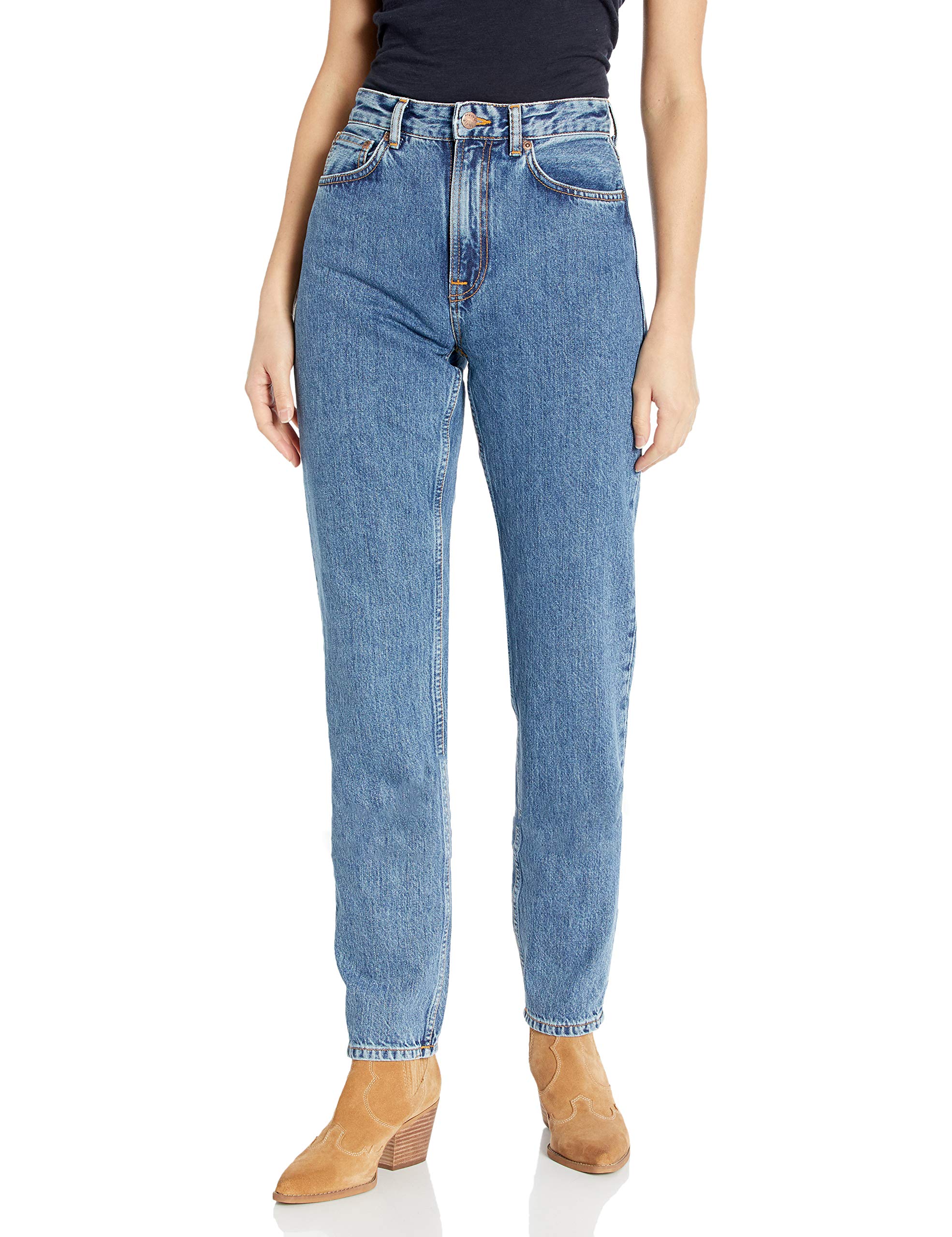 Nudie Women's Breezy Britt Friendly Blue Jeans