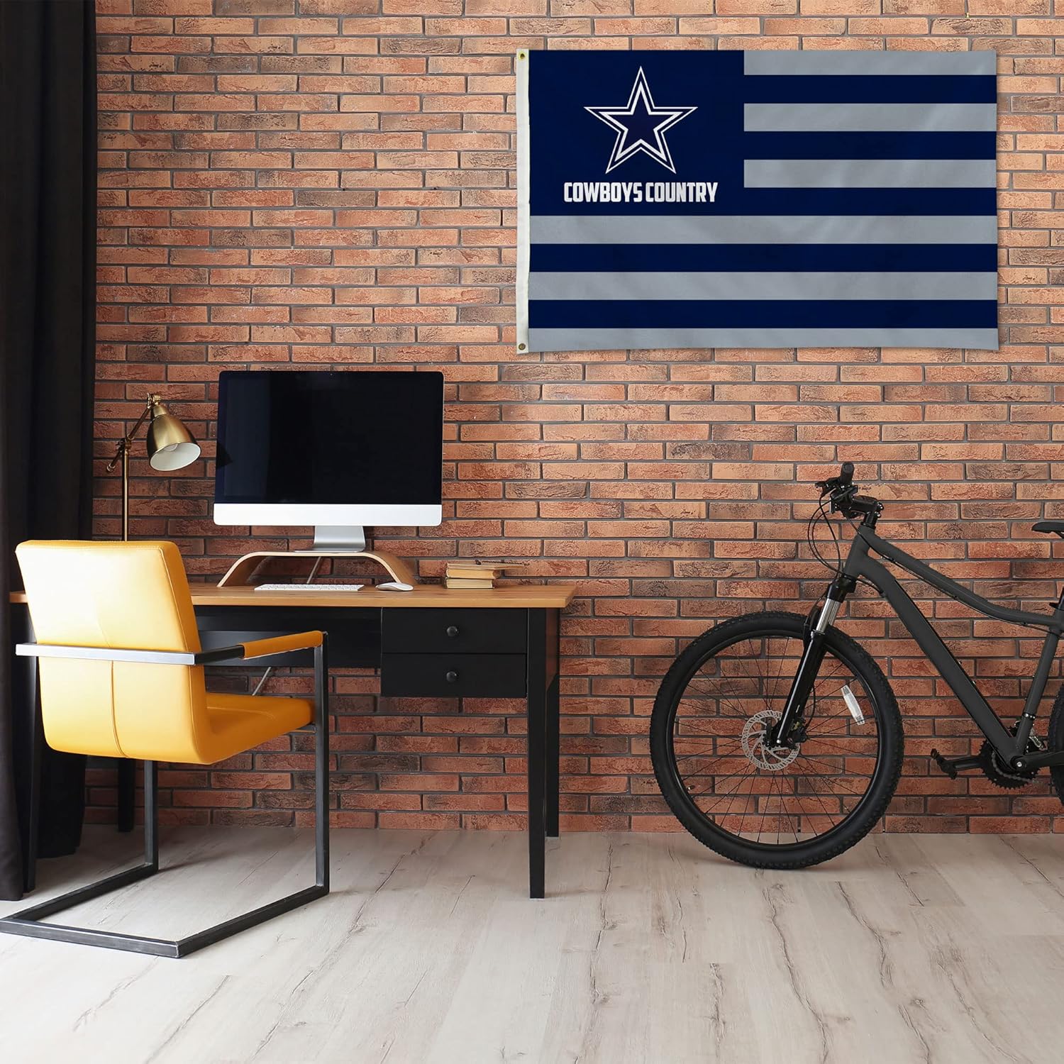 NFL Rico Industries Dallas Cowboys Country 3' x 5' Banner Flag 3' x 5' Banner Flag Single Sided - Indoor or Outdoor - Home Décor