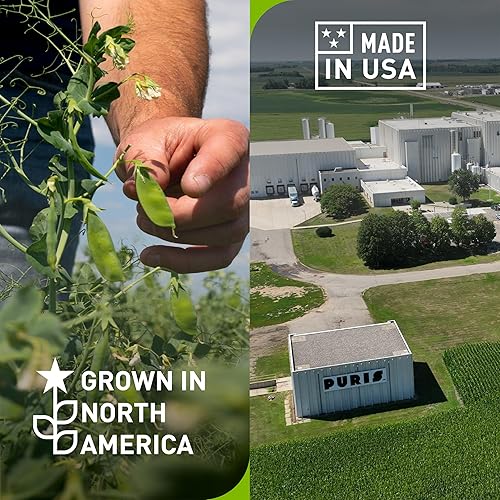 Miniatura 7 de PURIS Frituras de proteína de guisante orgánicas, aislado de proteína de guisante orgánico certificado, crujido de proteína Keto, hecho 100% en EE.