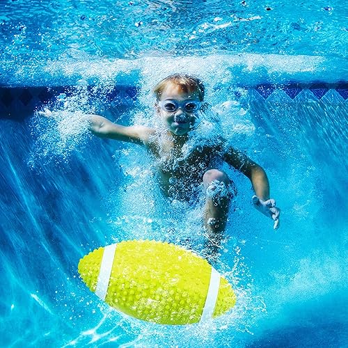 Miniatura 10 de Fútbol de piscina, balones de fútbol acuático para piscina para pasar bajo el agua, goteo, fútbol de playa impermeable, juguetes de juego de buceo