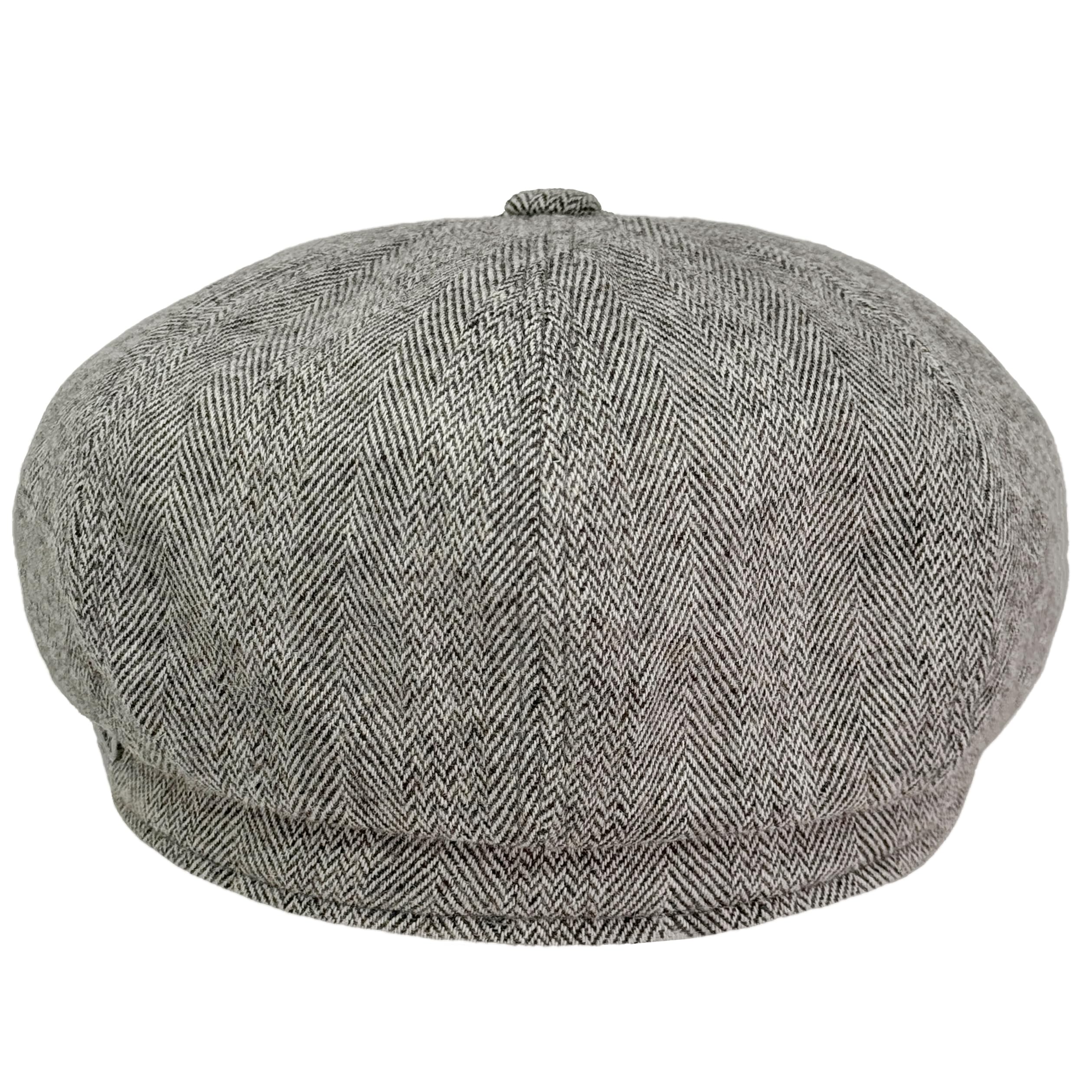 Schiebermütze Herren Schirmmütze Herrenmütze Newsboy Flat Cap Mütze