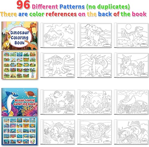 Miniatura 5 de Kalysky Paquete de 4 libros grandes para colorear para niños pequeños de 1-3, 2-4, libros para colorear para niños de 2 a 4 años, 4 a 8, tamaño 8.5