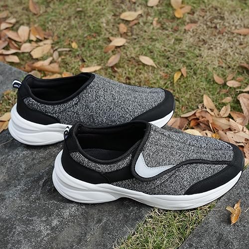 Miniatura 6 de Ortho+rest Zapatos para diabéticos para hombre, pies hinchados, para caminar, para caminar, con soporte para el arco, zapatillas ortopédicas