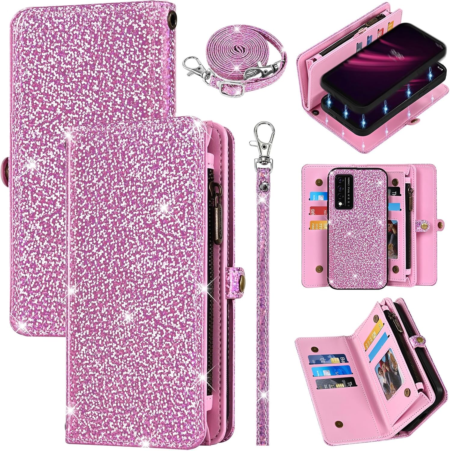 Furiet Wallet Cover for TMobile Revvl V+ 5G with