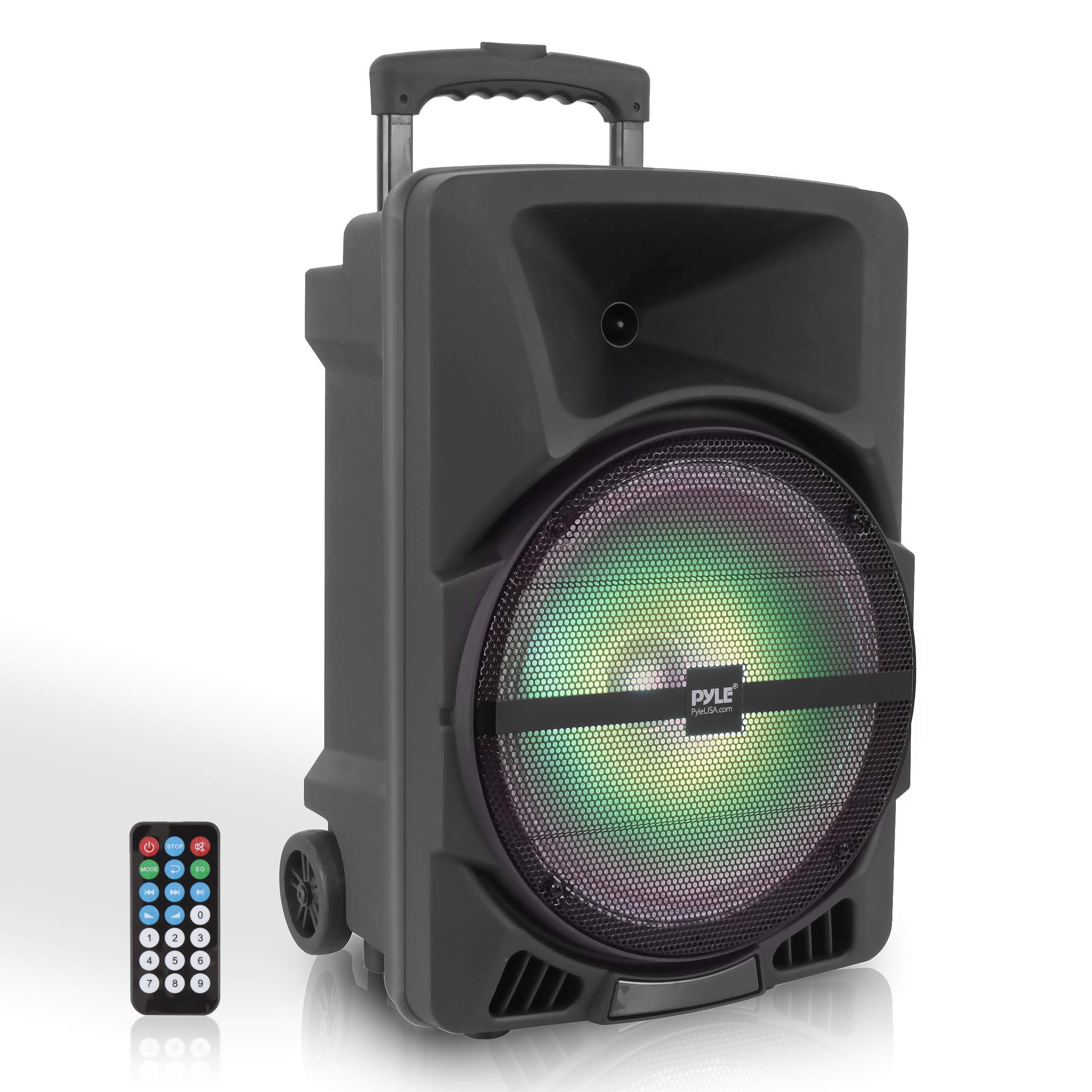 Pyle Bluetoothスピーカー PPHP1244B 800W Amazon.com: Pyle Wireless Portable PA Speaker System - 800W High