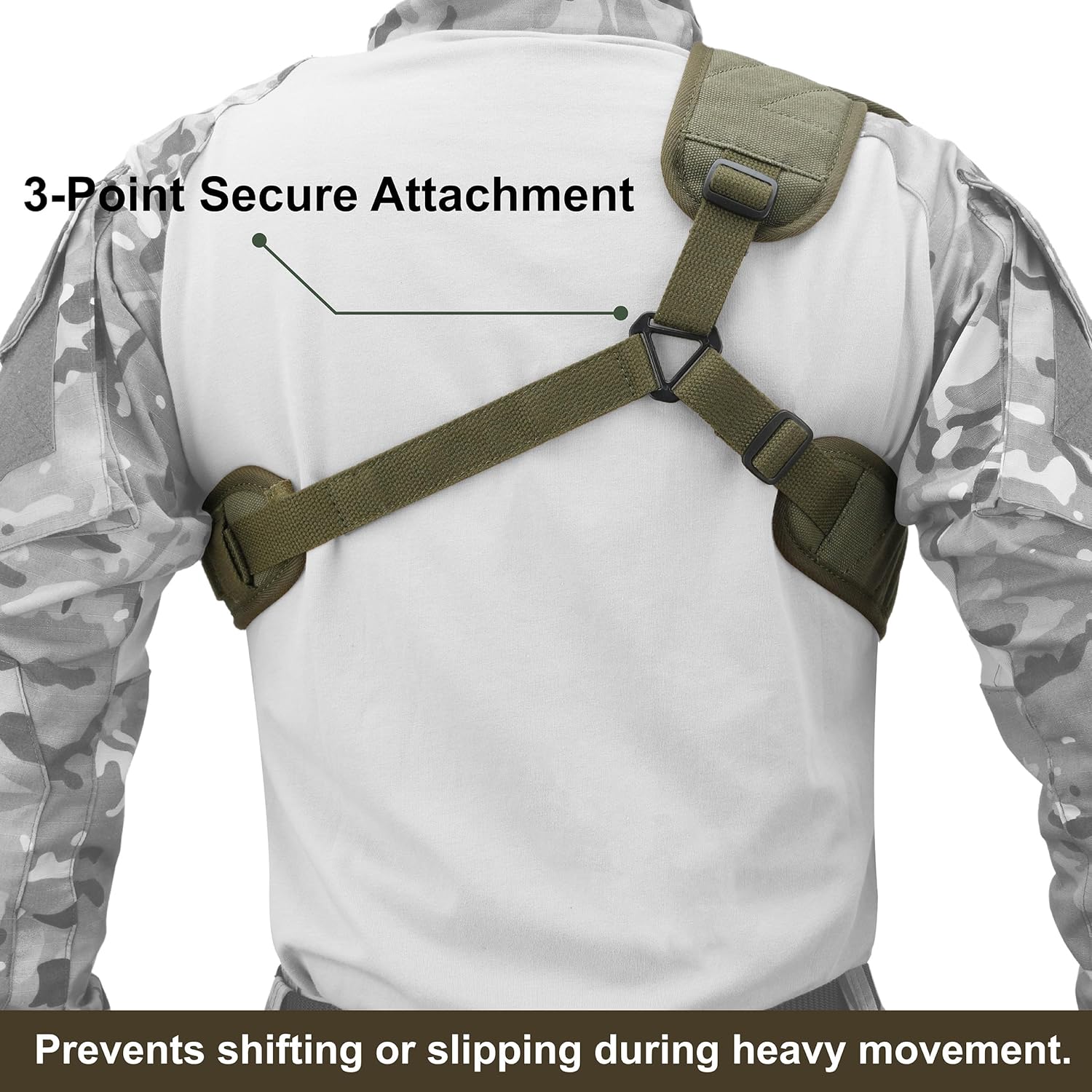 RAM'S LAND Padded Shooting Recoil Pad Shotgun Recoil Shield Adjustable Shoulder Protector for Range Hunting