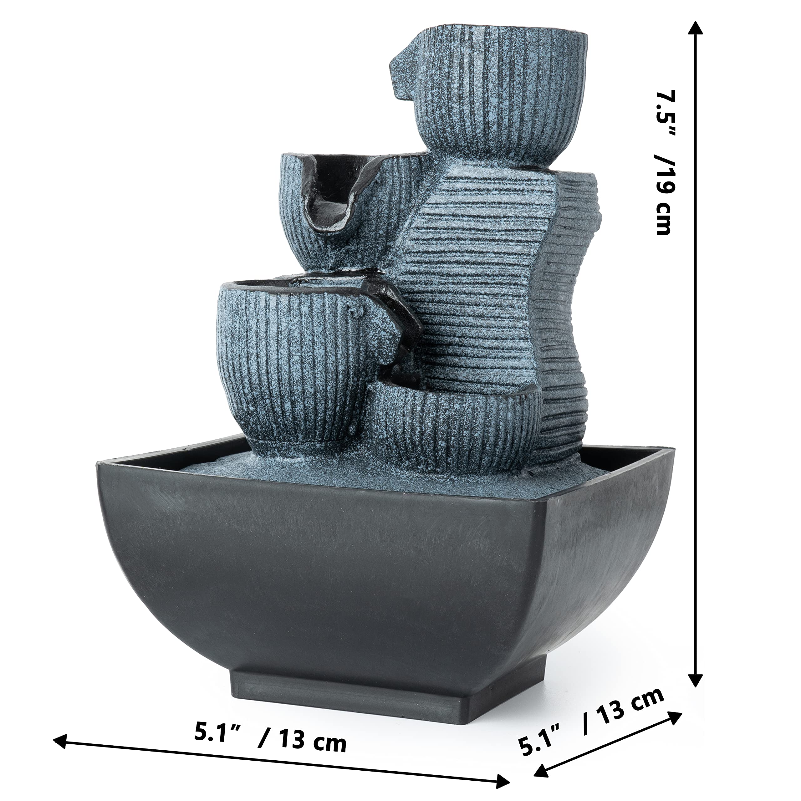 Tabletop Fountains Indoor Lotus Leaf Relaxation Fountains Tabletop