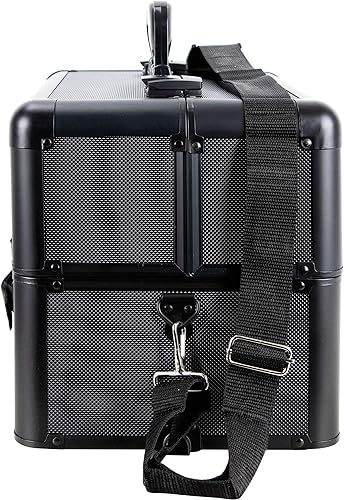 Miniatura 6 de Ver Beauty 3 en 1 profesional 4 ruedas extraíbles de aluminio rodante suministros de arte de maquillaje tatuaje artista caja de herramientas