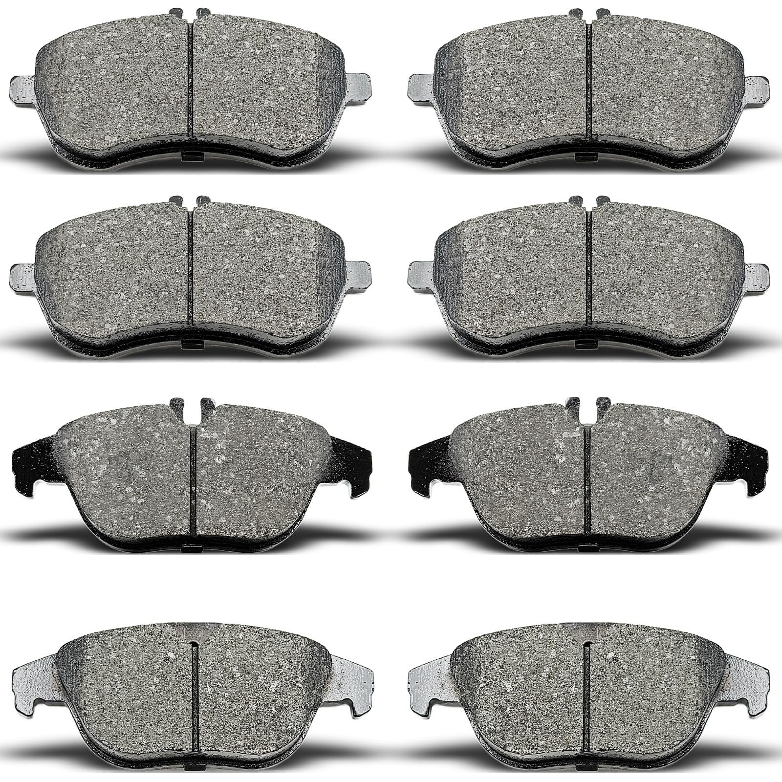 evkingauto D1340/D1341 8pc Ceramic Brake Pads
