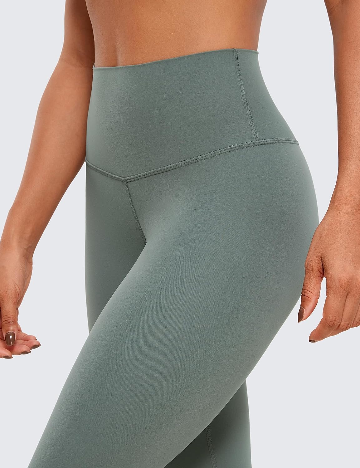 CRZ YOGA Butterluxe Yoga Capris Leggings 21'' - High Waisted Buttery Soft Lounge Womens Crop Pants - Image 4