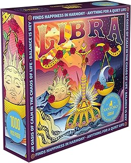 Comprar Santoro Zodiax - Rompecabezas de 1000 piezas, Libra, divertido regalo de cumpleaños para niños, adultos, regalos de astrología para mujeres y hombres, rompecabezas del horóscopo del zodiaco