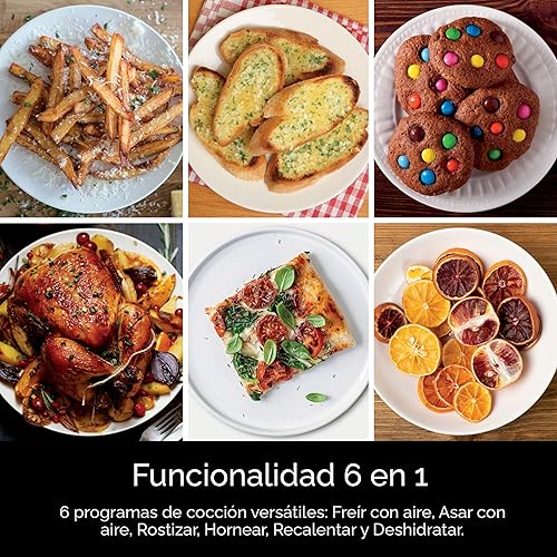 Miniatura 11 de Ninja Freidora de Aire Inteligente DoubleStack XL de 2 Cestas, Sistema de Cocción Inteligente, Tecnología DoubleStack Cocina 4 Alimentos a la Vez,