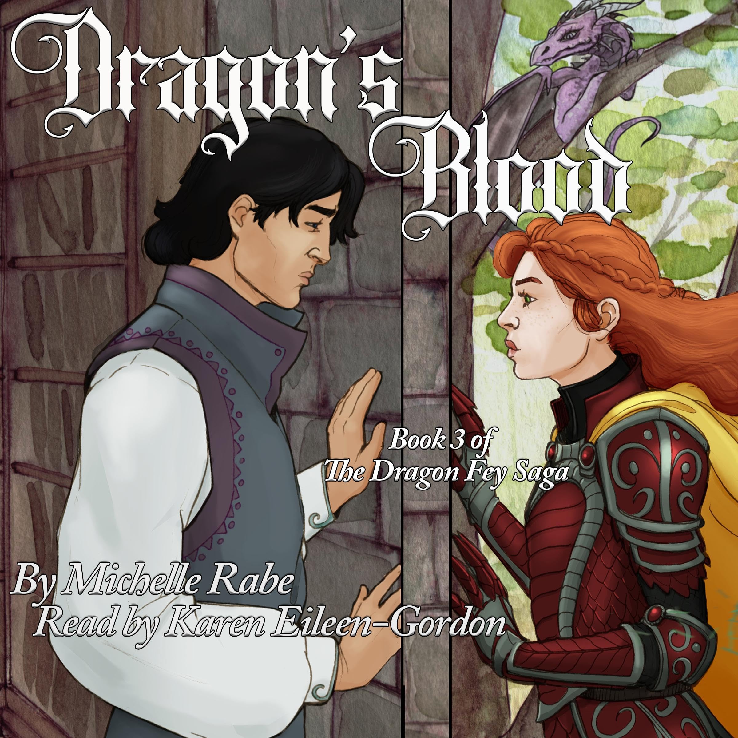 Cover art for Dragon's Blood: The Dragon Fey Saga, Book 3