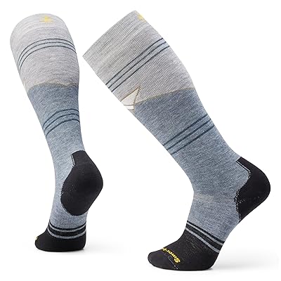 Smartwool Snowboard Full Cushion Mountain Geo Pattern Over the Calf Men
