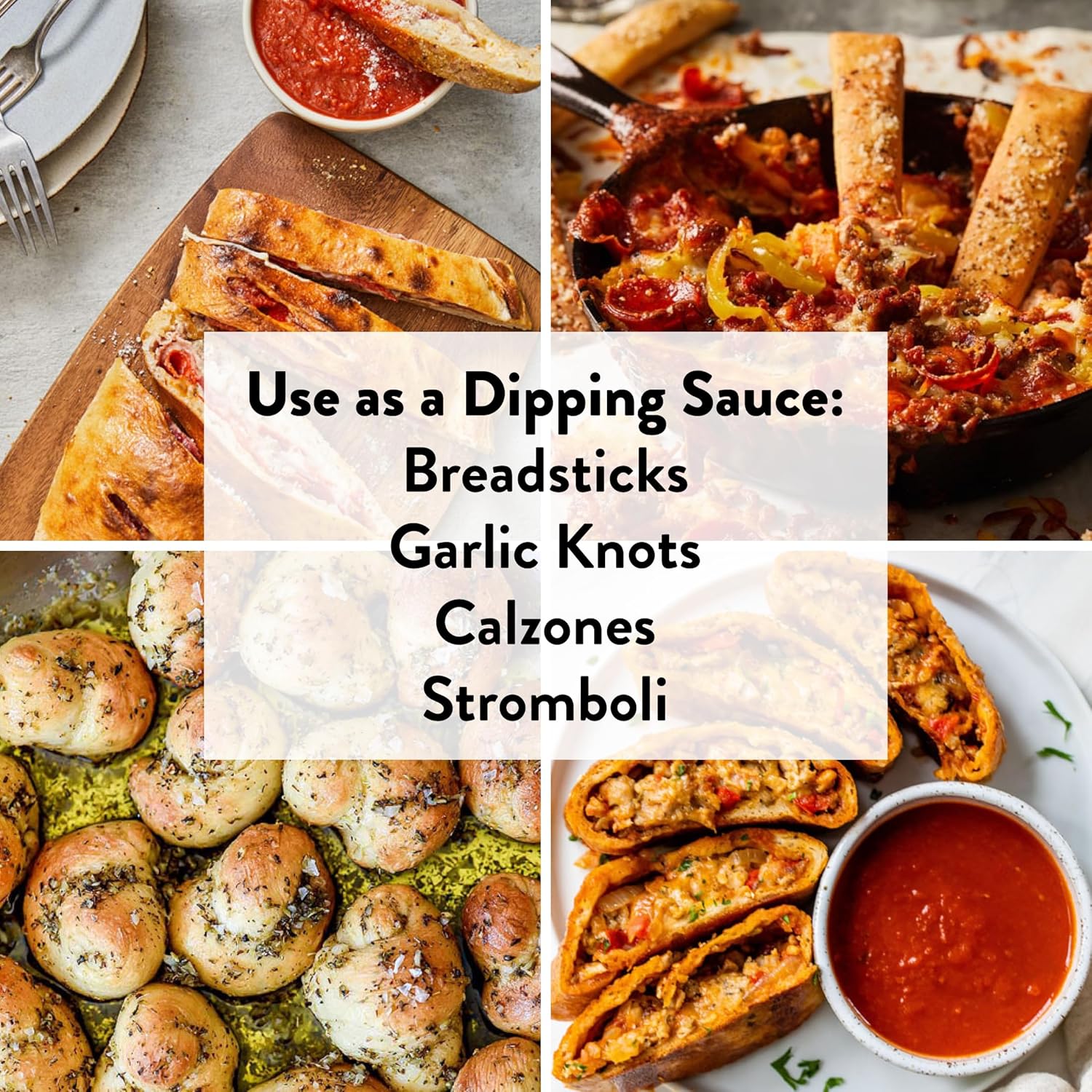 DeLallo Classic Pizzeria-Style Pizza Sauce, 14 Ounce Jar, Made with California Roma Tomatoes, No Artificial Flavors, All Natural, Gluten Free, Low Sodium, (4 Pack)