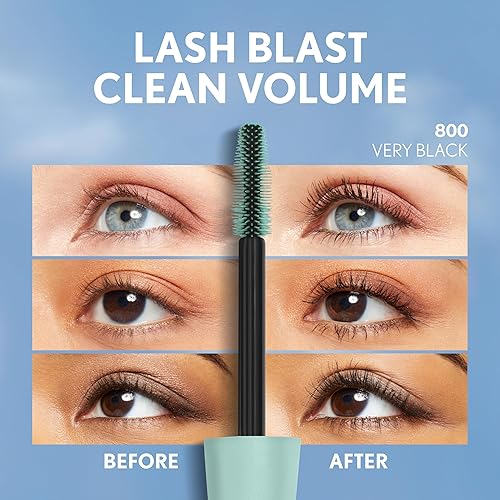 Miniatura 7 de COVERGIRL Lash Blast Clean - Máscara de pestañas impermeable, color negro y marrón