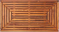 Vista 1 de Bare Decor Giza - Tapete para puerta de ducha, spa y madera maciza de teca, 36 x 20 pulgadas