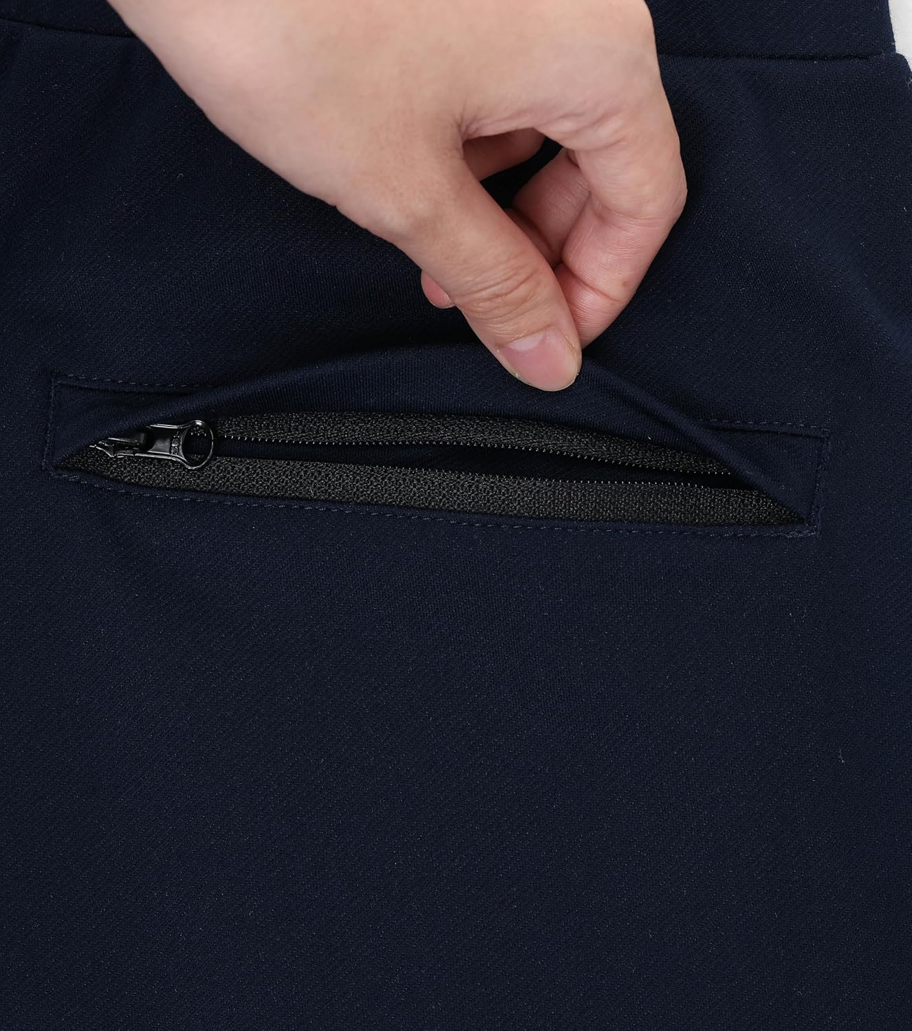 ZTN Womens 29"/31"/33" Business Casual Dress Pants Wide Straight Leg Trousers with Pockets - Image 6