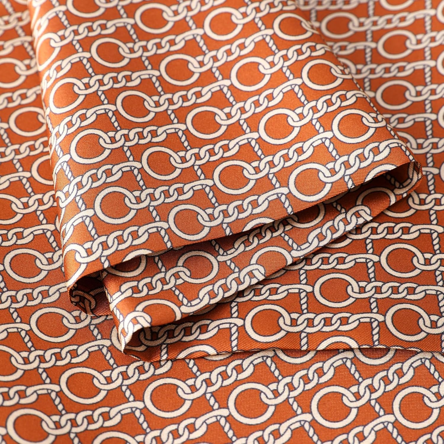 100% Mulberry Silk Scarf for Men - Luxury 14 Momme Twill Silk Scarves for Men 10''X63''
