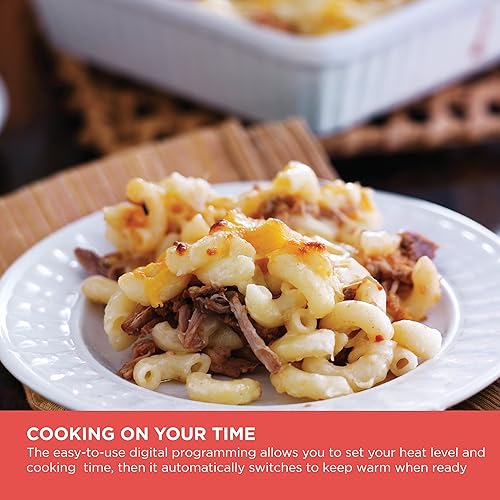 Miniatura 8 de BLACK+DECKER SCD1007 - Cocina lenta programable de 7 cuartos con temporizador digital, portátil con tapa de bloqueo, acero inoxidable
