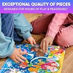 QUOKKA Puzzles for Kids Ages 3-5 - Original - 60 Piece Puzzles for Kids Ages 4-8 - Jigsaw Toddler Puzzle Age 3-5 - Unicorn Princess Animals Toys - Children 4-6 yo - Gift Educational Game