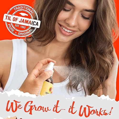 Miniatura 5 de Tropic Isle Living Hair Gro Leave-In Mist 8oz  Aceite de ricino negro jamaicano con agua de rosas, aloe vera y aceite de karité infundido  Desenreda