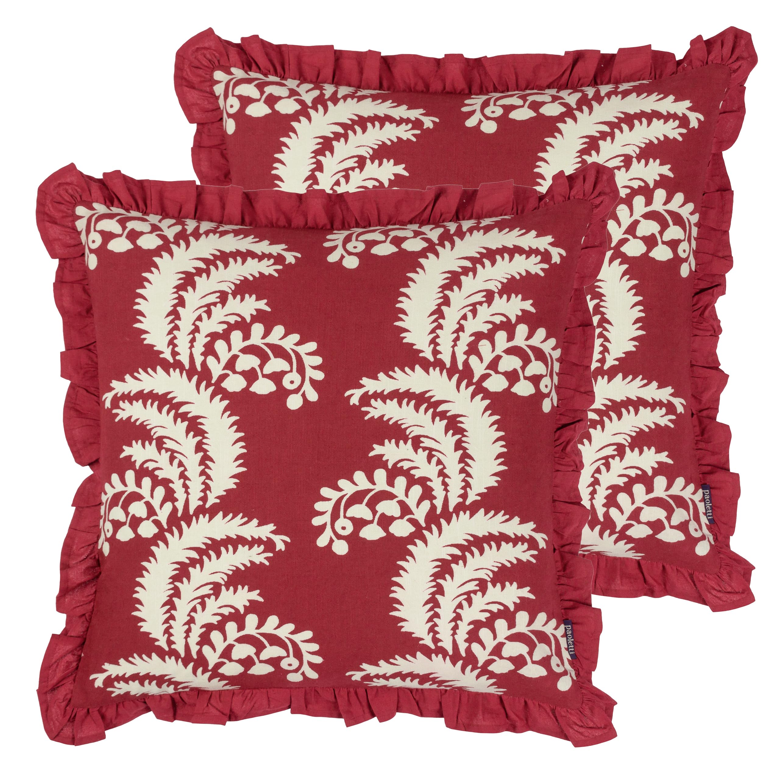 Paoletti Montrose Polyester Filled Cushions Twin Pack