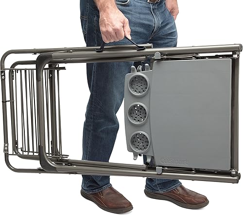 Miniatura 7 de Cuisinart CGG-059A Grillster - Parrilla de gas de propano portátil de 8,000 BTU y soporte de parrilla portátil Cuisinart CFGS-222