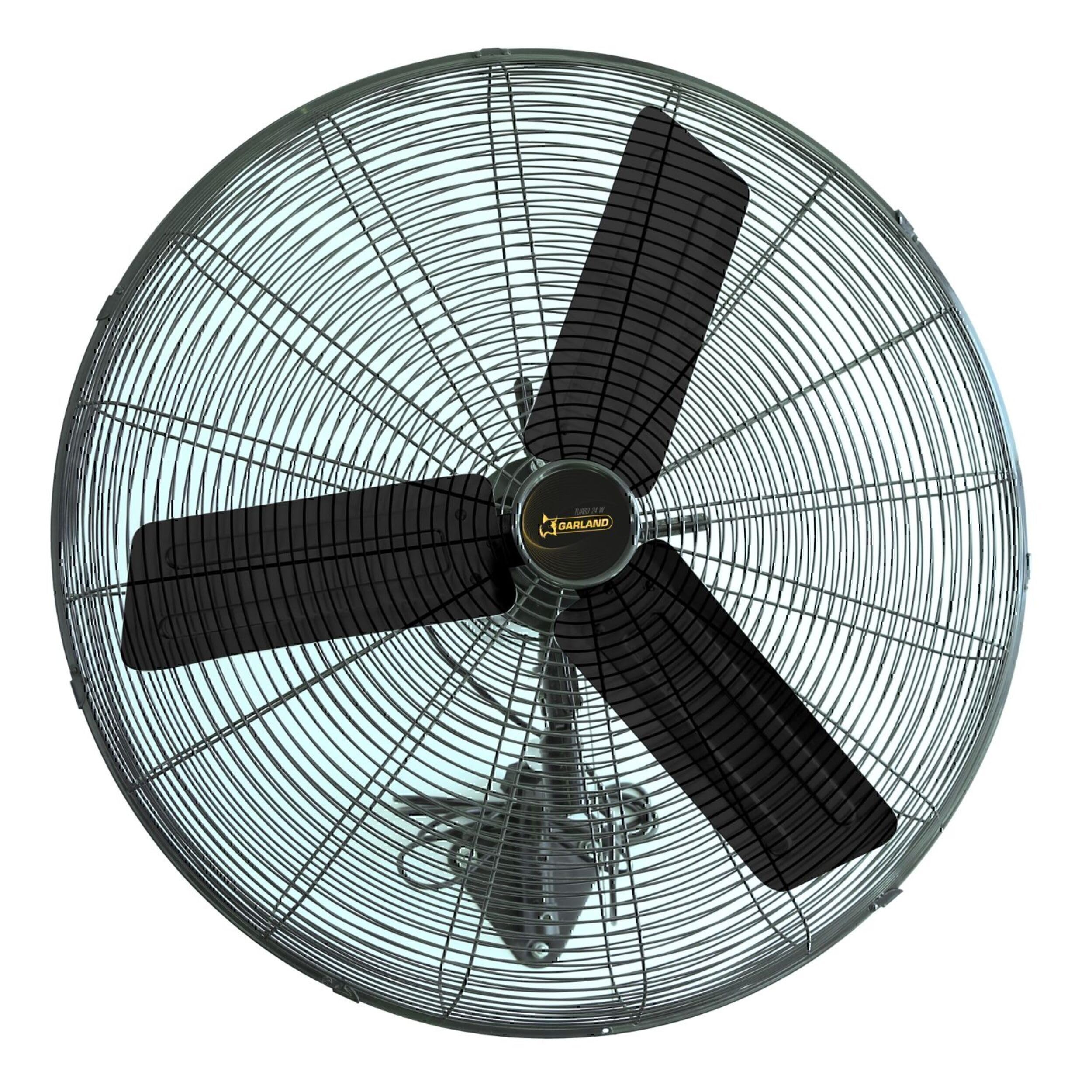 Garland TURBO 30W-V23 - Ventilador industrial de pared 260W, 210 m³/min, 76 cm, oscilante, cable 3,8 m