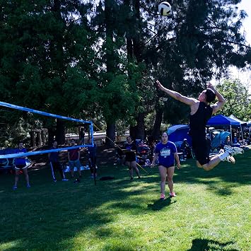 Park & Sun Sports Spectrum PRO: Portable Professional Outdoor Volleyball Net System, Black (SPEC-PRO/Black)