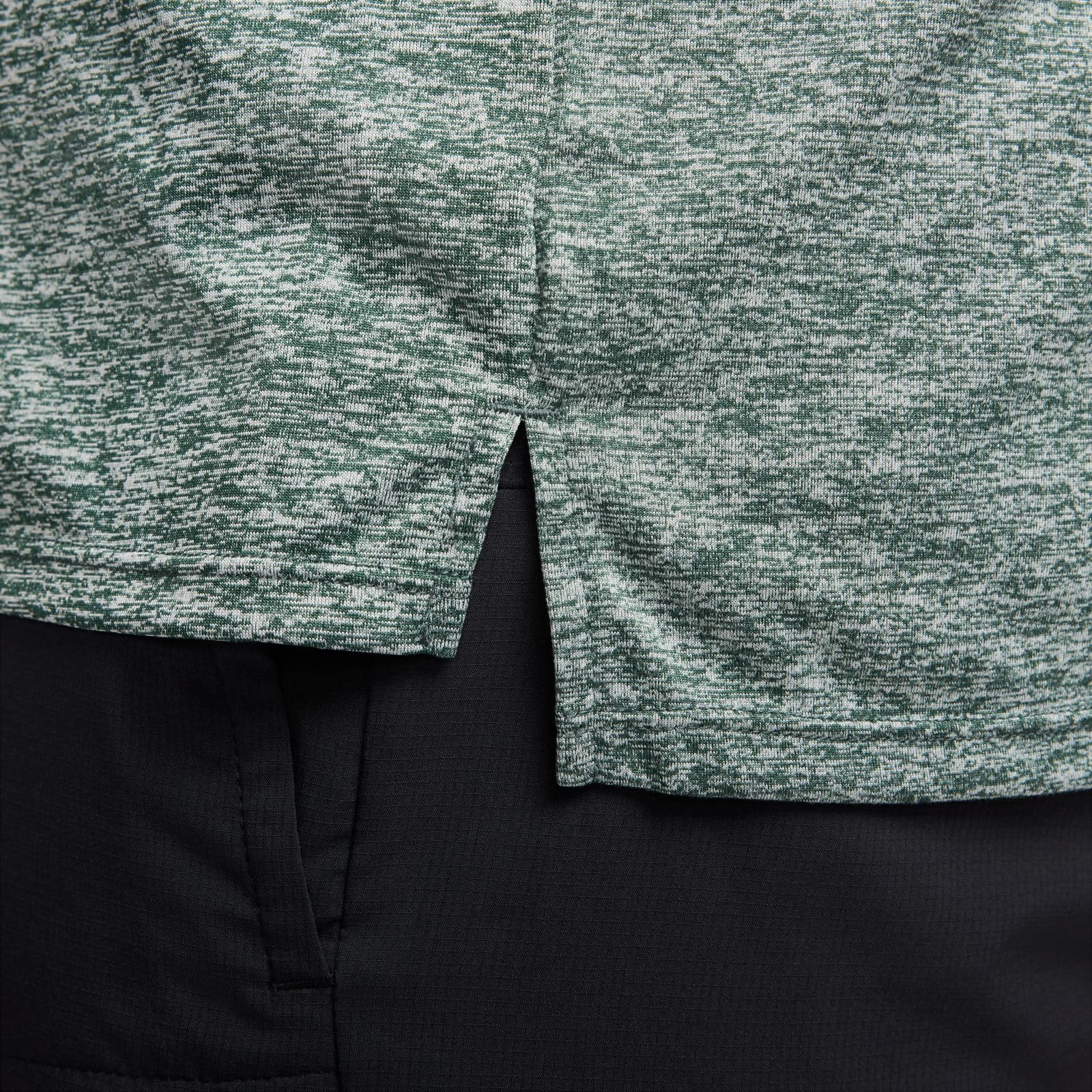 Nike Męskie Df Rise 365 Ss Koszula Vintage Green/Htr/Reflective S XXL