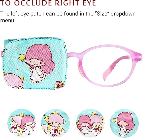 Miniatura 4 de Astropic Parche para ojos de algodón y seda para niños (ojo derecho, hada, varita mágica)