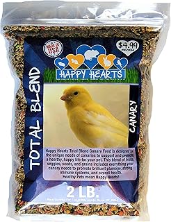Happy Hearts Total Blend Canary Food (2 Pounds)