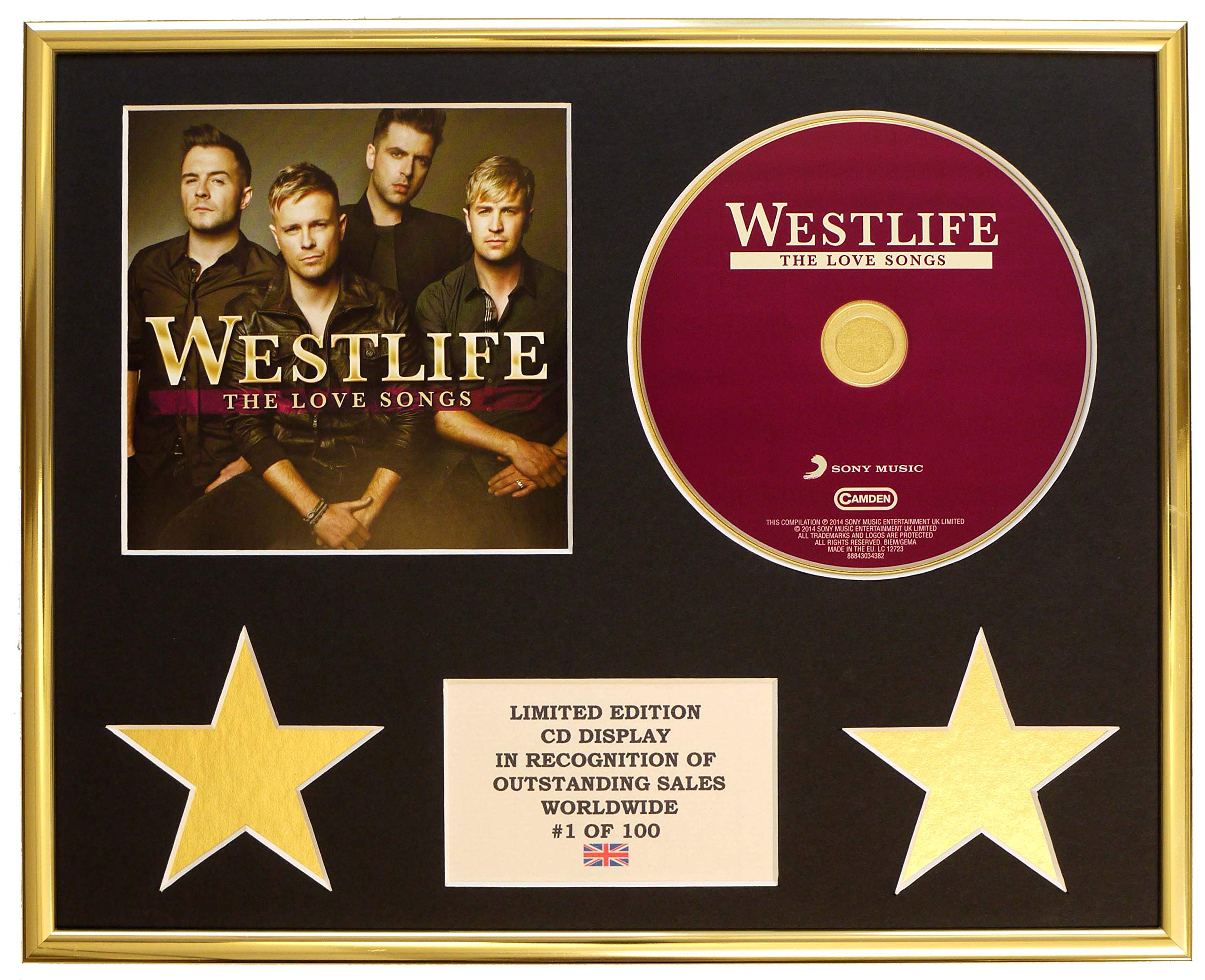WESTLIFE/CD DISPLAY/LIMITED EDITION/COA/THE LOVE SONGS